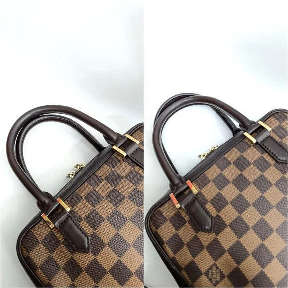 ✨️💎AUTHENTIC LOUIS VUITTON BRERA DAMIER EBENE HANDBAG - Picture 5 of 16